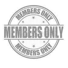 members only badge 2 color faded